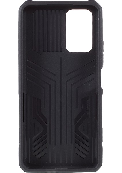 Arka Klip Kickstand Tasarım Xiaomi Redmi Için Metal Sayfalı Iyi Korumalı Hibrit Telefon Kılıfı Kabuğu Note 10 Pro-Black (Yurt Dışından) modelleri