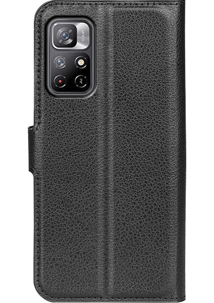 Xiaomi Redmi Için Not 11 5g (Çin) (Mediatek)/not 11T 5g/not 11S 5g Litchi Doku Pu Deri Flip Kapak Şok Geçirmez Tpu Kabuk Stand Cüzdan Telefon Kılıf (Yurt Dışından) modelleri