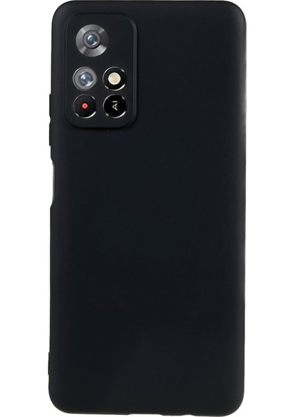 Xiaomi Redmi Için Note 11 5g (Mediatek)/not 11S 5g/not 11T 5g Parmak Izi Ücretsiz Tpu Arka Kabuk, Mat Koruyucu Kapak Telefon Kasa-Siyah (Yurt Dışından)