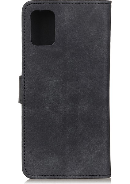 Xiaomi Redmi K40/K40 PRO/K40 Pro+/mi 11I/POCO F3-Black Için Khazneh Retro Style Flip Pu Deri Kılıf Cüzdan Cüzdan Kapağı (Yurt Dışından)