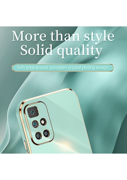 Xiaomi Redmi Için Xinli 10 4g (2021)/REDMI 10 2022 4g/redmi 10 Prime/redmi Not 11 4g (Mediatek) Elektrokaplatma Edge-Red ile Telefon Kılıfı (Yurt Dışından) fiyatları