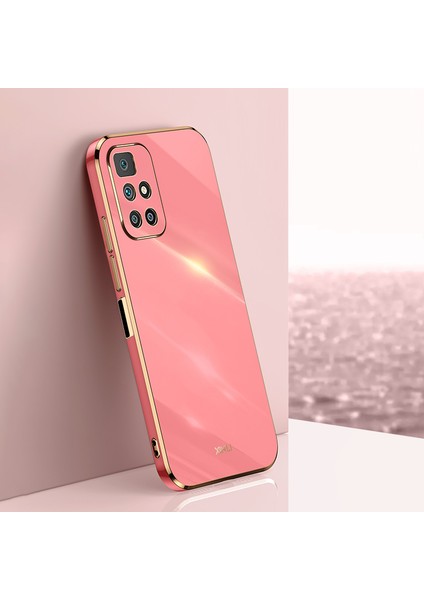 Xiaomi Redmi Için Xinli 10 4g (2021)/REDMI 10 2022 4g/redmi 10 Prime/redmi Not 11 4g (Mediatek) Elektrokaplatma Edge-Red ile Telefon Kılıfı (Yurt Dışından) fırsatları