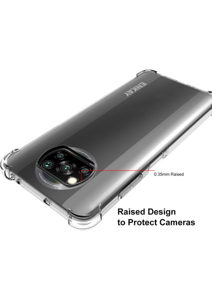 Xiaomi Poco X3/x3 Nfc Için Şok Geçirmez Net Tpu Kasası (Yurt Dışından)