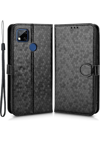 Xiaomi Redmi 10A/REDMI 9c/redmi 9c Nfc Için Önleyici Pu Deri Cüzdan Kılıf (Yurt Dışından)