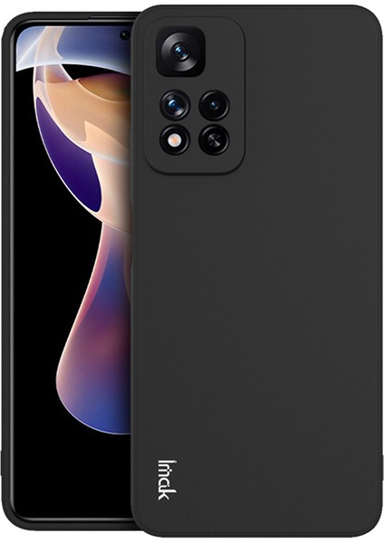 Düz Çerçeve Tasarımı Anti-Çizgiye Döküm Anti Şok Emici Yumuşak Tpu Koruyucu Koruyucu Koruyucu Koruyucu Koruyucu Koruma Not 11 Pro+ 5g/redmi Note 11 Pro 5g (Çin) (Mediatek) -Black (Yurt Dışından)