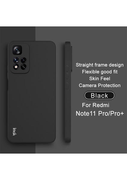 Düz Çerçeve Tasarımı Anti-Çizgiye Döküm Anti Şok Emici Yumuşak Tpu Koruyucu Koruyucu Koruyucu Koruyucu Koruyucu Koruma Not 11 Pro+ 5g/redmi Note 11 Pro 5g (Çin) (Mediatek) -Black (Yurt Dışından) fiyatları
