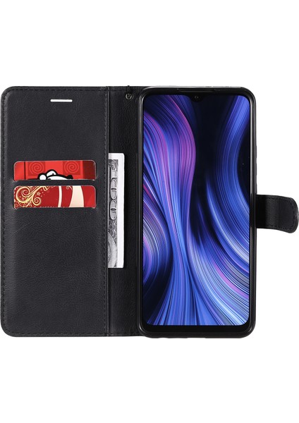 Xiaomi Redmi 9-Black Için Cüzdan Deri Stand Kapak Kılıfı (Yurt Dışından) fırsatları