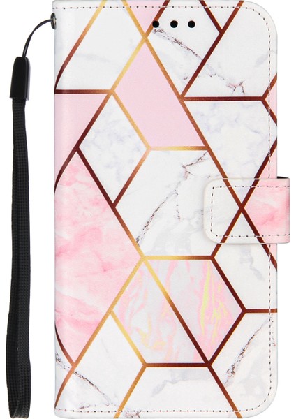 Mermer Desen Ekleme Deri Kasa Cüzdan Standı Xiaomi Için Redmi Için Telefon Kapak Kabuğu Not 11 4g (Mediatek)/10 4g (2021)/10 2022 4g/10 Prime-Pink/beyaz (Yurt Dışından) fiyatları