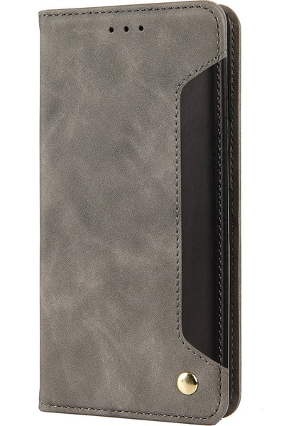 Cilt Touch Duygu Stand Cüzdan Renk Ekleme Telefon Kılıfı Xiaomi Redmi Için Deri Kapak Not 11 Pro 5g (Çin)/note 11 Pro+ 5g-Grey (Yurt Dışından) fiyatları