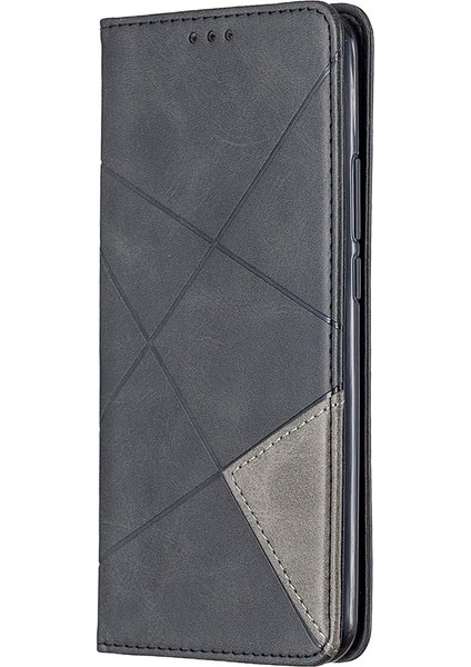Xiaomi Redmi Için Geometrik Deri Deri Kabuğu 9-Black (Yurt Dışından) fiyatları