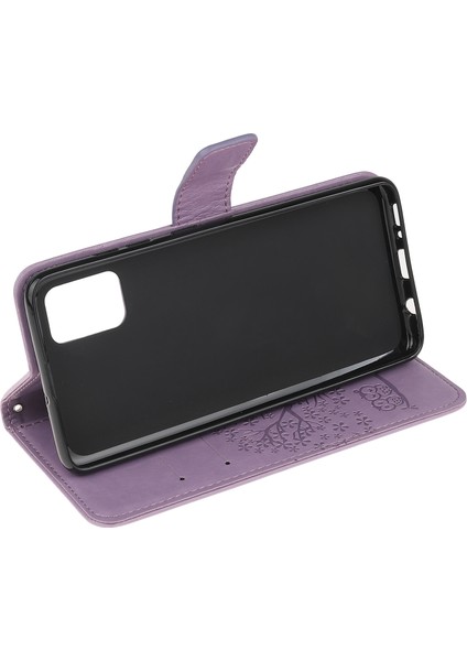 Ağaç Baykuş Deri Deri Şık Cüzdan Kılıfı Xiaomi Poco M3-Purple (Yurt Dışından) fırsatları
