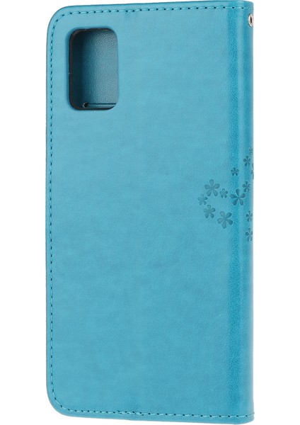 Ağaç Baykuş Deri Deri Şık Cüzdan Kılıfı Xiaomi Poco M3-Blue (Yurt Dışından) modelleri