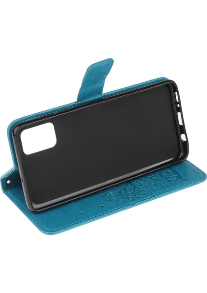 Ağaç Baykuş Deri Deri Şık Cüzdan Kılıfı Xiaomi Poco M3-Blue (Yurt Dışından) fırsatları