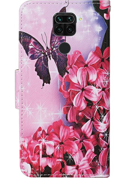 Desen Baskı Stand Cüzdan Deri Kılıfı Xiaomi Redmi Note 9/redmi 10X 4g-Red (Yurt Dışından) fırsatları