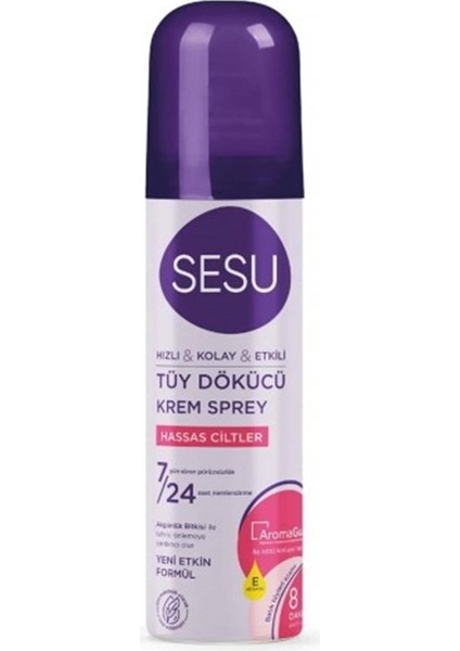 Tüy Dökücü Krem Sprey Hassas Ciltler 150 Ml.