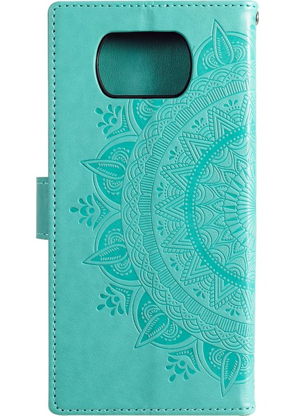 Baskılı Mandala Çiçek Cüzdan Deri Kılıf Xiaomi Poco X3 Nfc/poco X3/x3 Pro-Chyan Için (Yurt Dışından)