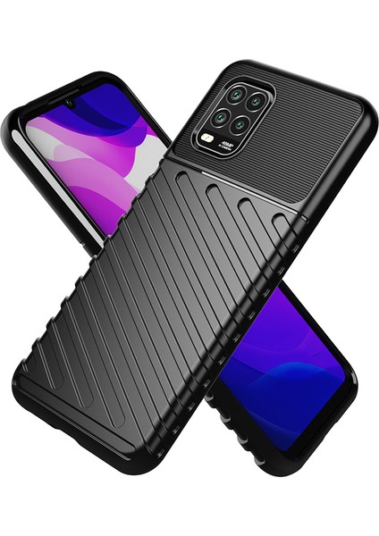 Thunder Serisi Twill Surface Tpu Kılıfı Xiaomi Mi 10 Lite 5g-Black (Yurt Dışından) fiyatları