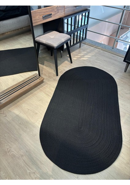 Oval Hasır Görünümlü Jüt Kilim fırsatları