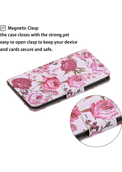Desen Baskı Stand Cüzdan Deri Kılıfı Xiaomi Redmi Note 9/redmi 10X 4g-Peony (Yurt Dışından) fiyatları