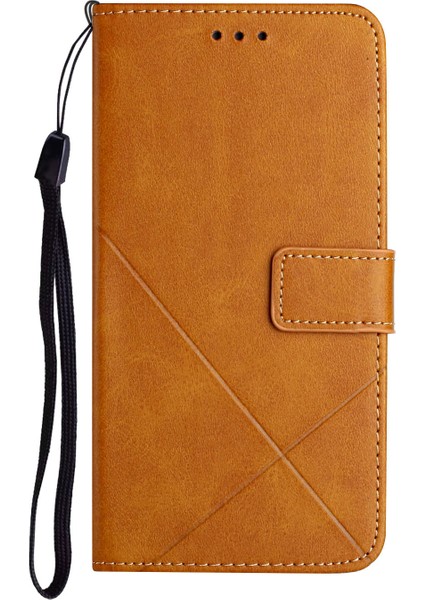 Baskı Çizgisi Tasarımı Düz ​​renk Pu Deri Koruyucu Telefon Kapak Kılıfı Xiaomi Redmi Için Cüzdan Standı Not 11 Pro 5g (Çin) (Mediatek)/note 11 Pro+ 5g-Yüz (Yurt Dışından) modelleri