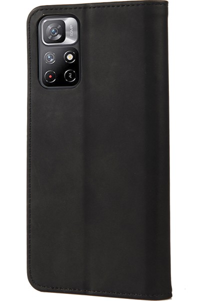 Xiaomi Redmi Için Note 11 5g (Çin) (Mediatek)/not 11T 5g/not 11S 5g Renk Ekleme Tam Koruma Deri Stand Cüzdan Kapağı Telefon Kılıf Black (Yurt Dışından) modelleri