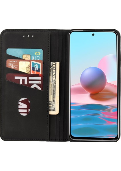 Xiaomi Redmi Için Note 11 5g (Çin) (Mediatek)/not 11T 5g/not 11S 5g Renk Ekleme Tam Koruma Deri Stand Cüzdan Kapağı Telefon Kılıf Black (Yurt Dışından) fırsatları