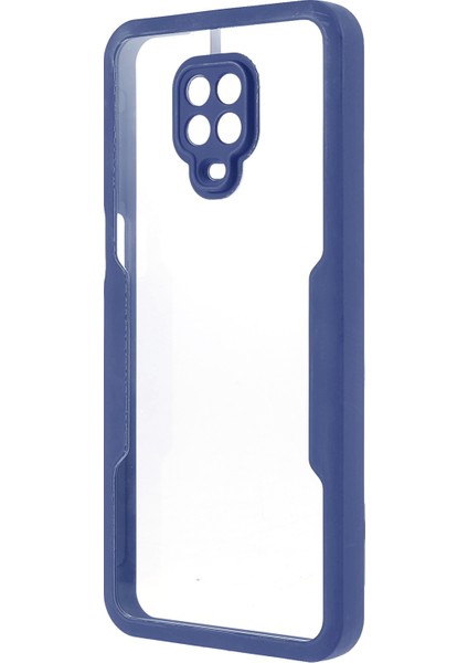 Her Şey Dahil Pet Ekran Koruyucu+Akrilik Arka Panel+Tpu Çerçeve Koruyucu Kılıf Xiaomi Redmi Note 9 Pro Max/note 9s/note 9 Pro-Dark Blue (Yurt Dışından) fiyatları