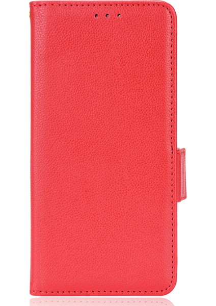 Stand Fonksiyon Litchi Doku Pu Deri Cüzdan Kılıfı Xiaomi Redmi Için Çift Manyetik Toka Çevirme Kapağı Not 11 Pro+ 5g/redmi Not 11 Pro 5g (Çin) (Mediatek) -Red (Yurt Dışından) fiyatları