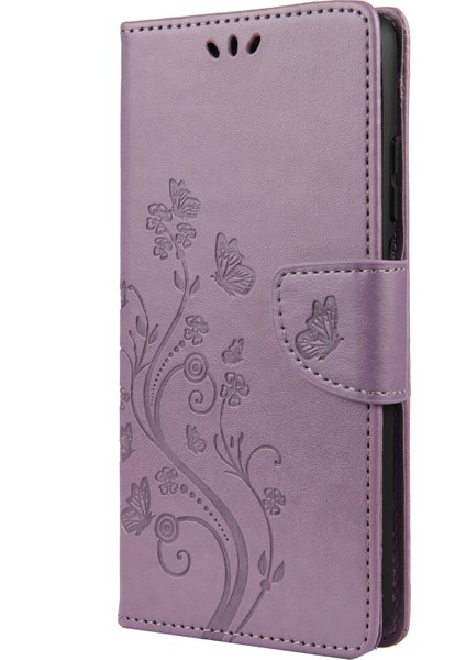 Xiaomi Poco M3-Purple Için Baskı Kelebek Desen Deri Cüzdan Telefon Kabuğu (Yurt Dışından) fiyatları