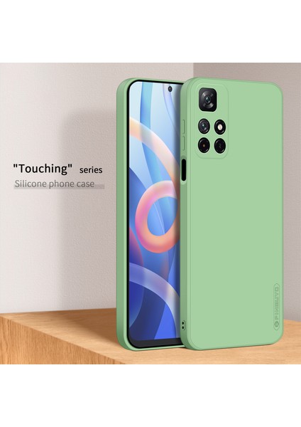 Telefon Kılıfı Kesin Kesim Anti-Drop Pürüzsüz Doku Xiaomi Redmi Için Telefon Kapağı Not 11 5g (Çin) (Mediatek)/redmi Not 11T 5g/redmi Not 11S 5g-Green (Yurt Dışından) modelleri
