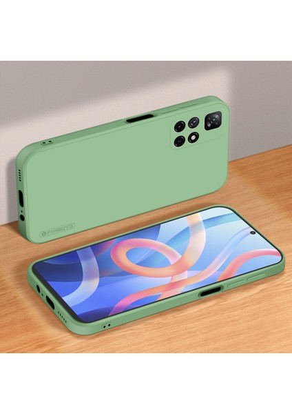 Telefon Kılıfı Kesin Kesim Anti-Drop Pürüzsüz Doku Xiaomi Redmi Için Telefon Kapağı Not 11 5g (Çin) (Mediatek)/redmi Not 11T 5g/redmi Not 11S 5g-Green (Yurt Dışından) fırsatları