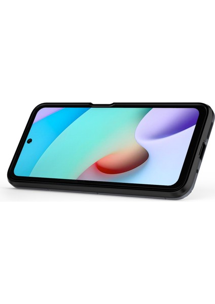 Xiaomi Redmi 10 4g (2021)/REDMI 10 2022 4g/redmi Not 11 4g (Mediatek) Yüzük Tutucu Kickstand Shockproof Tpu+Sert Pc Telefon Kapak-Mavi (Yurt Dışından) fırsatları
