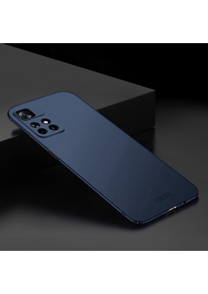 Xiaomi Için Poco M4 Pro 5g Telefon Kılıfı Damla Koruma Mat Sert Pc Kapağı Kayış Mavisi ile (Yurt Dışından) fiyatları