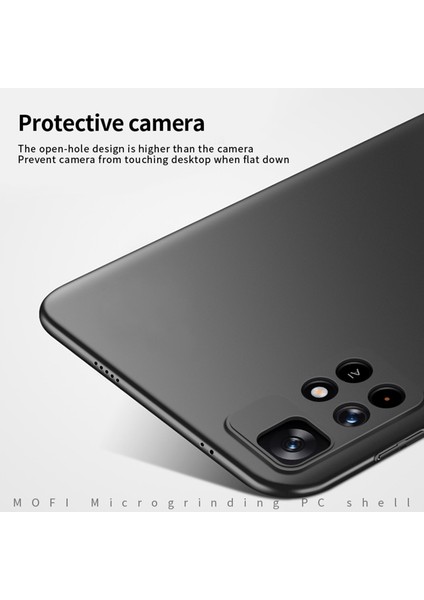 Xiaomi Için Poco M4 Pro 5g Telefon Kılıfı Damla Koruma Mat Sert Pc Kapağı Kayış Mavisi ile (Yurt Dışından) modelleri
