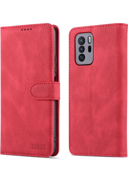 Shockroof Anti-Drop Cüzdan Tasarım Telefon Kılıfı Flip Telefon Kapağı Stand ile Xiaomi Redmi Note 10 Pro 5g/poco X3 Gt-Re (Yurt Dışından)