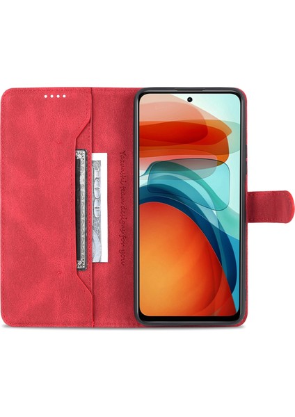 Shockroof Anti-Drop Cüzdan Tasarım Telefon Kılıfı Flip Telefon Kapağı Stand ile Xiaomi Redmi Note 10 Pro 5g/poco X3 Gt-Re (Yurt Dışından)
