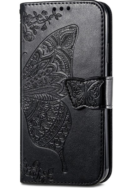 Baskılı Kelebek Çiçek Deri Telefon Cüzdan Xiaomi Redmi Için Flip Kapak Kabuğu 10 4g (2021)/REDMI 10 2022 4g/redmi Not 11 4g (Mediatek)/redmi 10 Prime-Black (Yurt Dışından) fiyatları