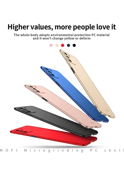 Shield Ultra Sert Pc Telefon Kılıfı Mat Kaplama Xiaomi Poco M3-Red Için Mat Drop Anti-Drop Koruyucu Kılıf (Yurt Dışından)