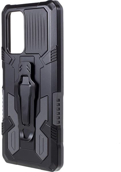 Arka Klip Kickstand Tasarım Xiaomi Redmi Için Metal Sayfalı Iyi Korumalı Hibrit Telefon Kılıfı Kabuğu Note 10 Pro-Grey (Yurt Dışından) fiyatları