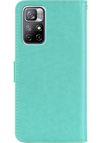 Cep Telefonu Kasası Rhinestone Dekoru Flip Pu Deri Manyetik Toka Kasası Xiaomi Için Uyumlu Not 11 /redmi Not 11T /not 11S Cüzdan Standı Baykuş Çiçeği Baskılı Telefon Kabuğu-Yöneticisi (Yurt Dışından) fiyatları