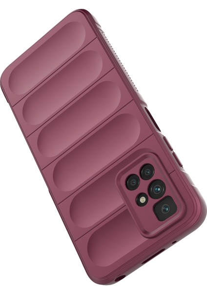 Xiaomi Için Redmi 10 2022 4g/redmi 10 4g (2021)/REDMI Not 11 4g (Mediatek) Bırakma Geçirmez Telefon Vaka-Wine Kırmızısı (Yurt Dışından) modelleri