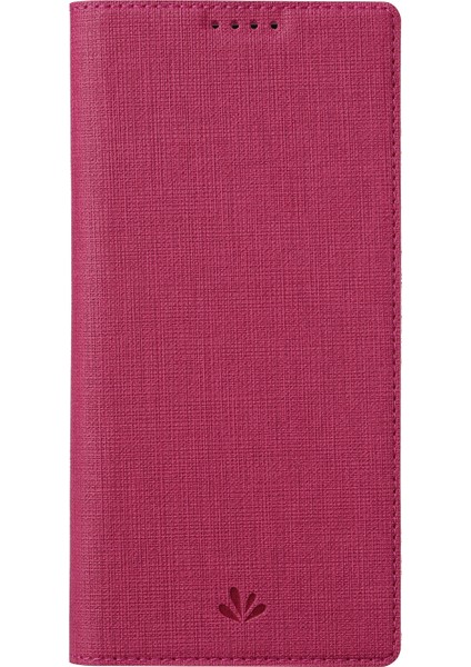 Flip Telefon Kılıfı Dokulu Pu Deri Stand Xiaomi Redmi Için Otomatik Kapalı Telefon Kapağı Not 11 Pro+ 5g/redmi Note 11 Pro 5g (Çin) (Mediatek) -Rose (Yurt Dışından) modelleri