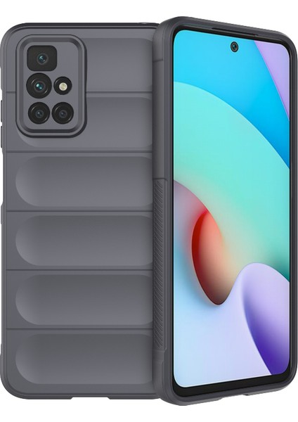 Xiaomi Için Redmi 10 2022 4g/redmi 10 4g (2021)/REDMI Note 11 4g (Mediatek) Bırakma Geçirmez Telefon Kasa Gri (Yurt Dışından)