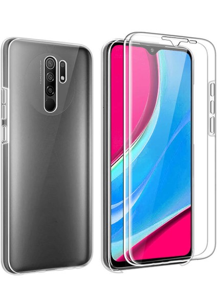 Hibrid Pet+Tpu+Akrilik Xiaomi Redmi 9 Için Tam Kapsam Kılıfı (Yurt Dışından)