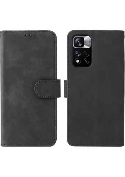 Xiaomi Redmi Için Not 11 5g (Çin) (Mediatek)/redmi Not 11T 5g/redmi Not 11S 5g Iyi Korumalı Folio Flip Flip Cilt Dokunuşu Hisse (Yurt Dışından)