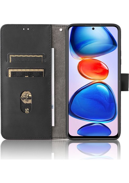 Xiaomi Redmi Için Not 11 5g (Çin) (Mediatek)/redmi Not 11T 5g/redmi Not 11S 5g Iyi Korumalı Folio Flip Flip Cilt Dokunuşu Hisse (Yurt Dışından)