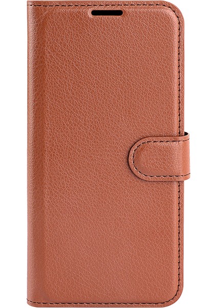 Litchi Doku Pu Deri Deri Manyetik Flip Cüzdan Telefon Kılıfı Tam Vücut Koruma Standı Xiaomi Redmi Için Koruyucu Kapak Not 11 Pro+ 5g/redmi Not 11 Pro 5g (Çin) (Mediatek) -Brown (Yurt Dışından) fiyatları