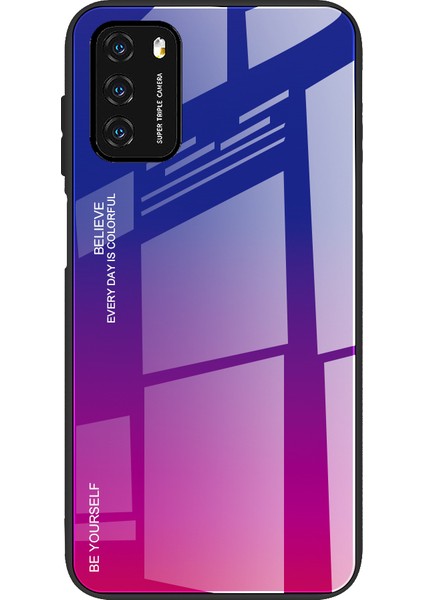 Xiaomi Poco M3 Pc+Tpu Combo Kapak Mavisi/gül (Yurt Dışından)