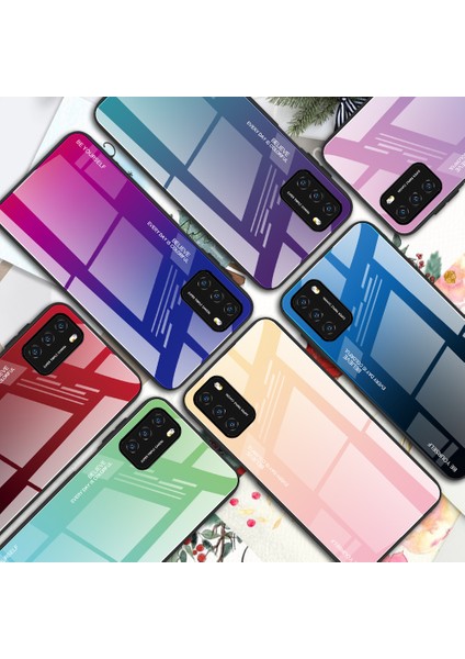 Xiaomi Poco M3 Pc+Tpu Combo Kapak Mavisi/gül (Yurt Dışından)