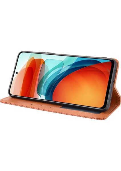 Manyetik Otomatik Absorbed Retro Style Cüzdan Stand Tasarım Telefon Kılıfı Xiaomi Redmi Note 10 Pro 5g/xiaomi Poco X3 Gt-Brown (Yurt Dışından) fırsatları